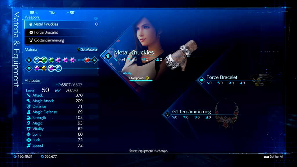 An in-game screenshot from Final Fantasy 7 Remake.