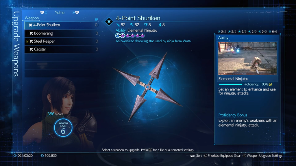 An in-game screenshot from Final Fantasy 7 Remake.