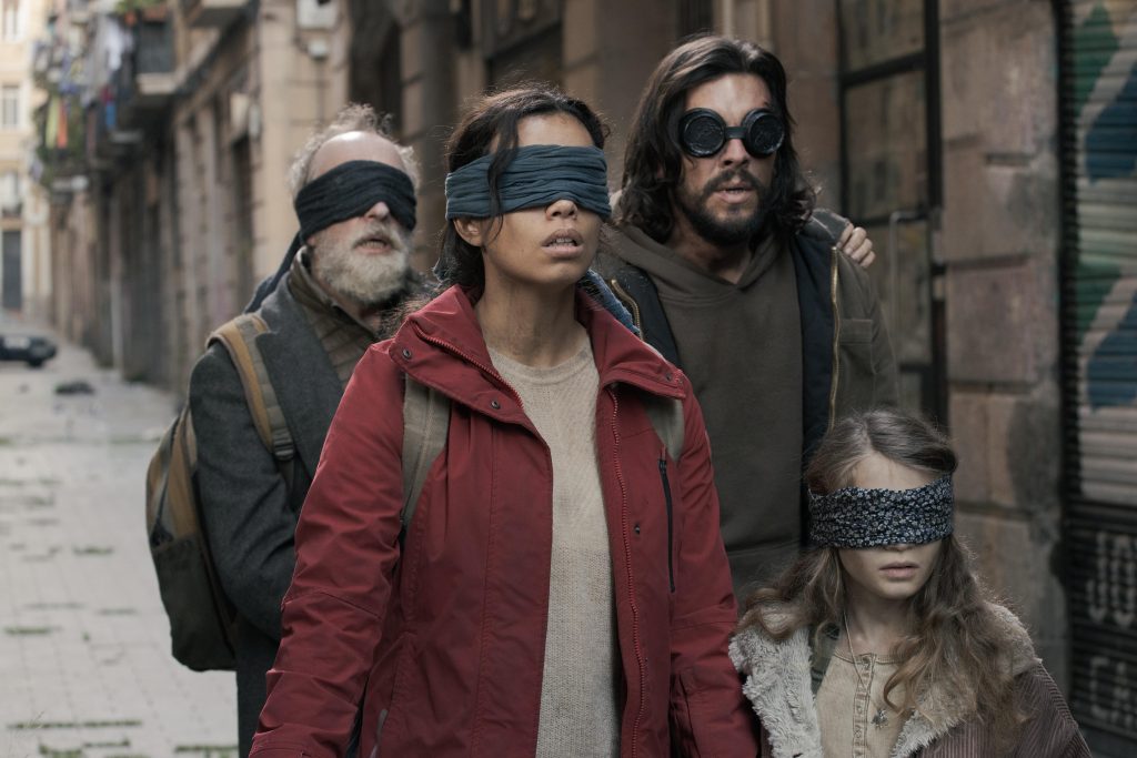 A still from Bird Box sequel Bird Box Barcelona 