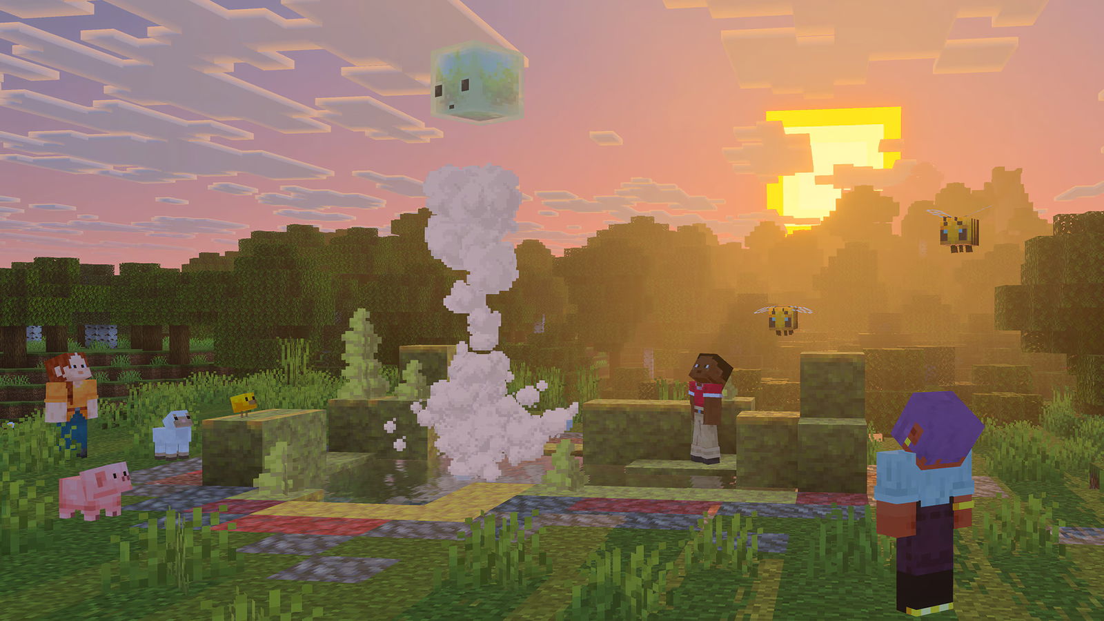 Sulfur Springs in Minecraft Chaos Cubed.