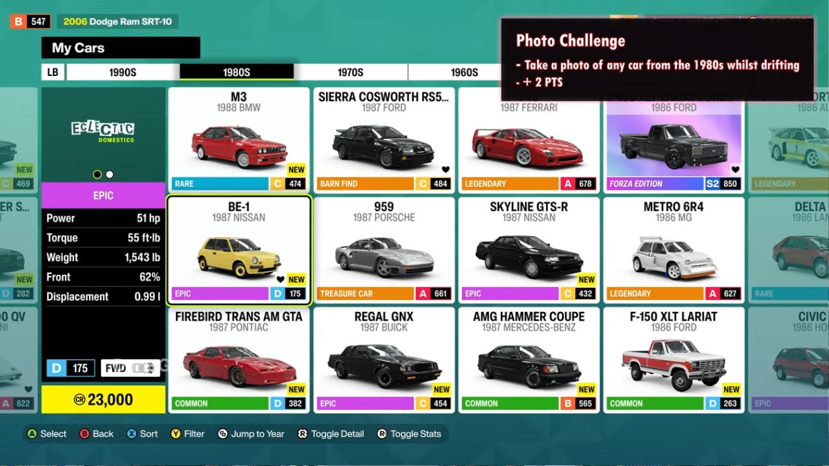 In-game image from Forza Horizon 6