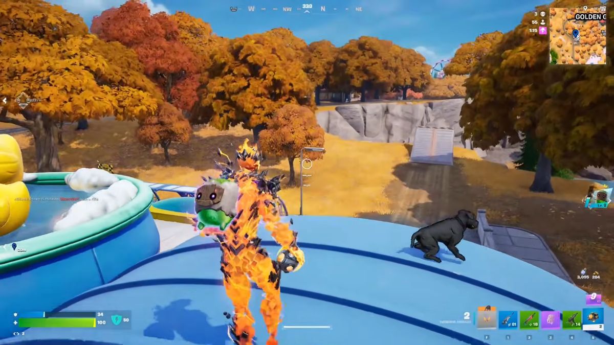 In-game image from Fortnite
