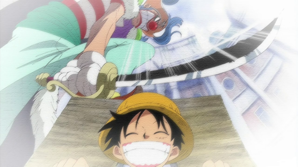 a still from the one piece anime series