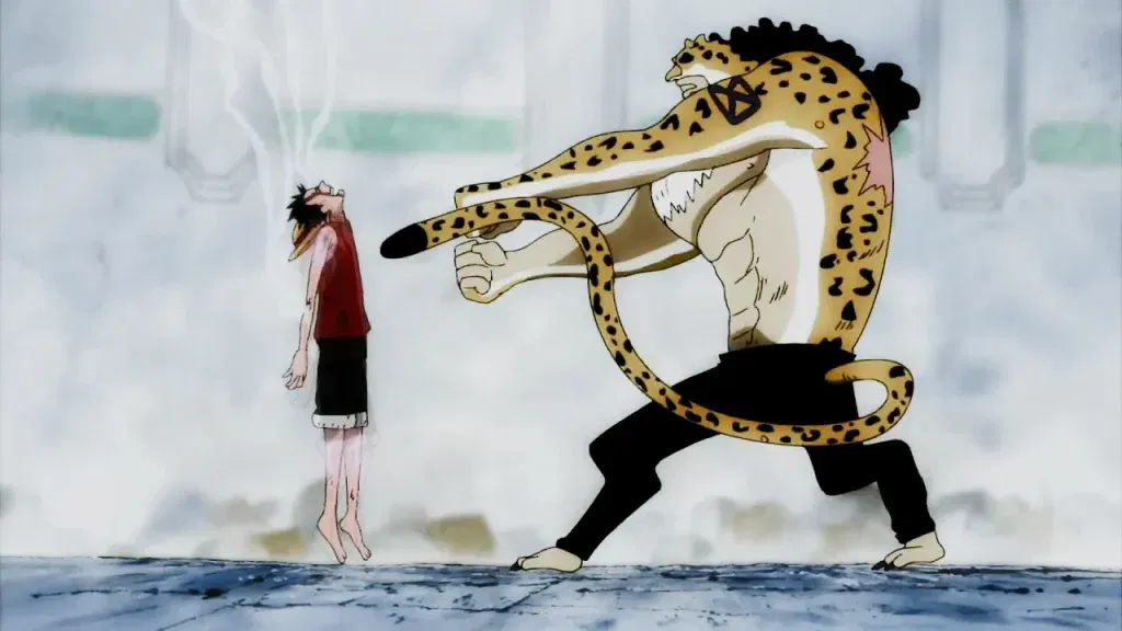 a still from the one piece anime series