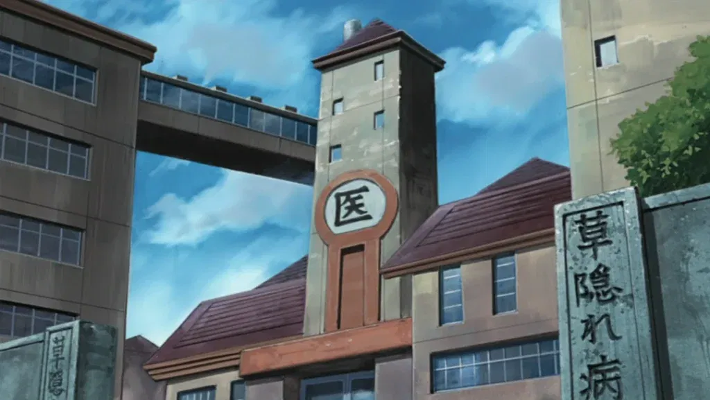 Kusagakure Hospital from the Naruto series. 