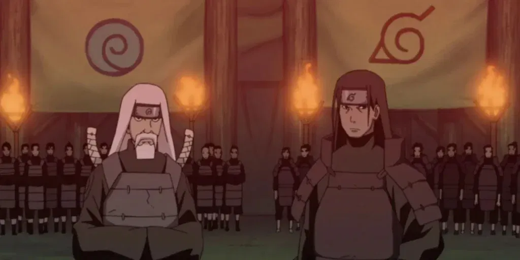 Uzumaki and Senju clan from Naruto Shippuden. 