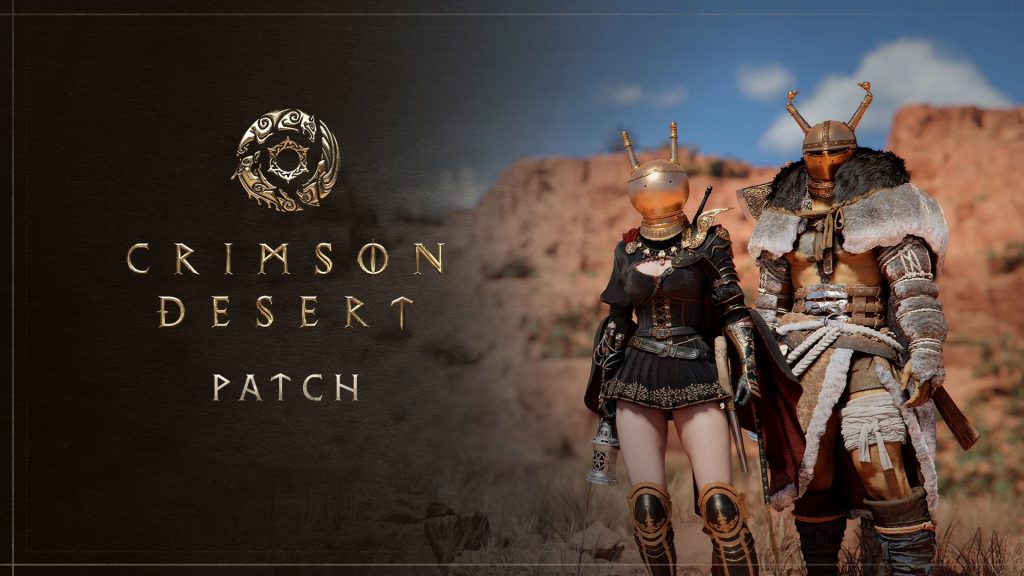 Official promotional for Crimson Desert patch notes