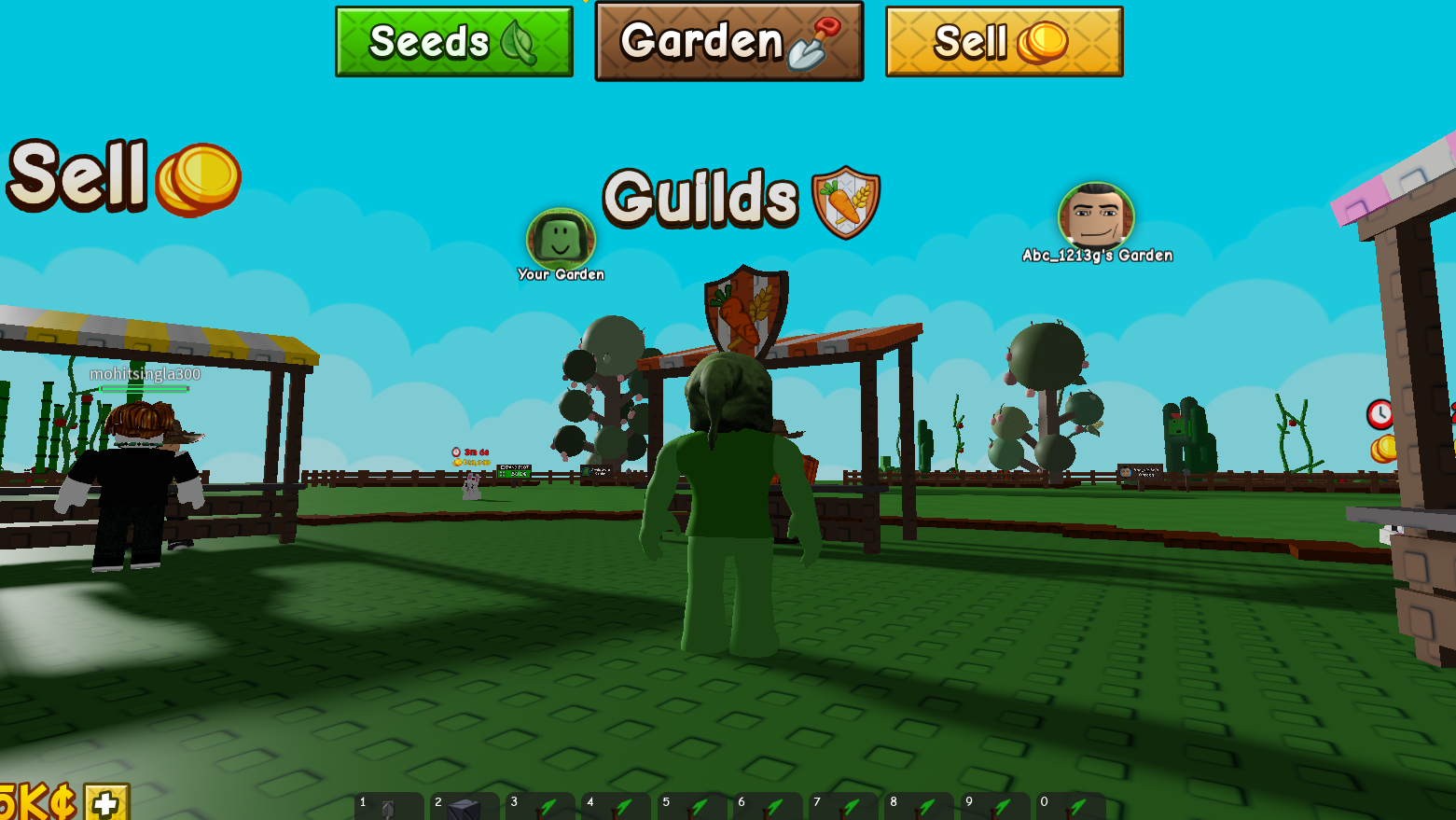 Guilds vendor in Grow a Garden 2.