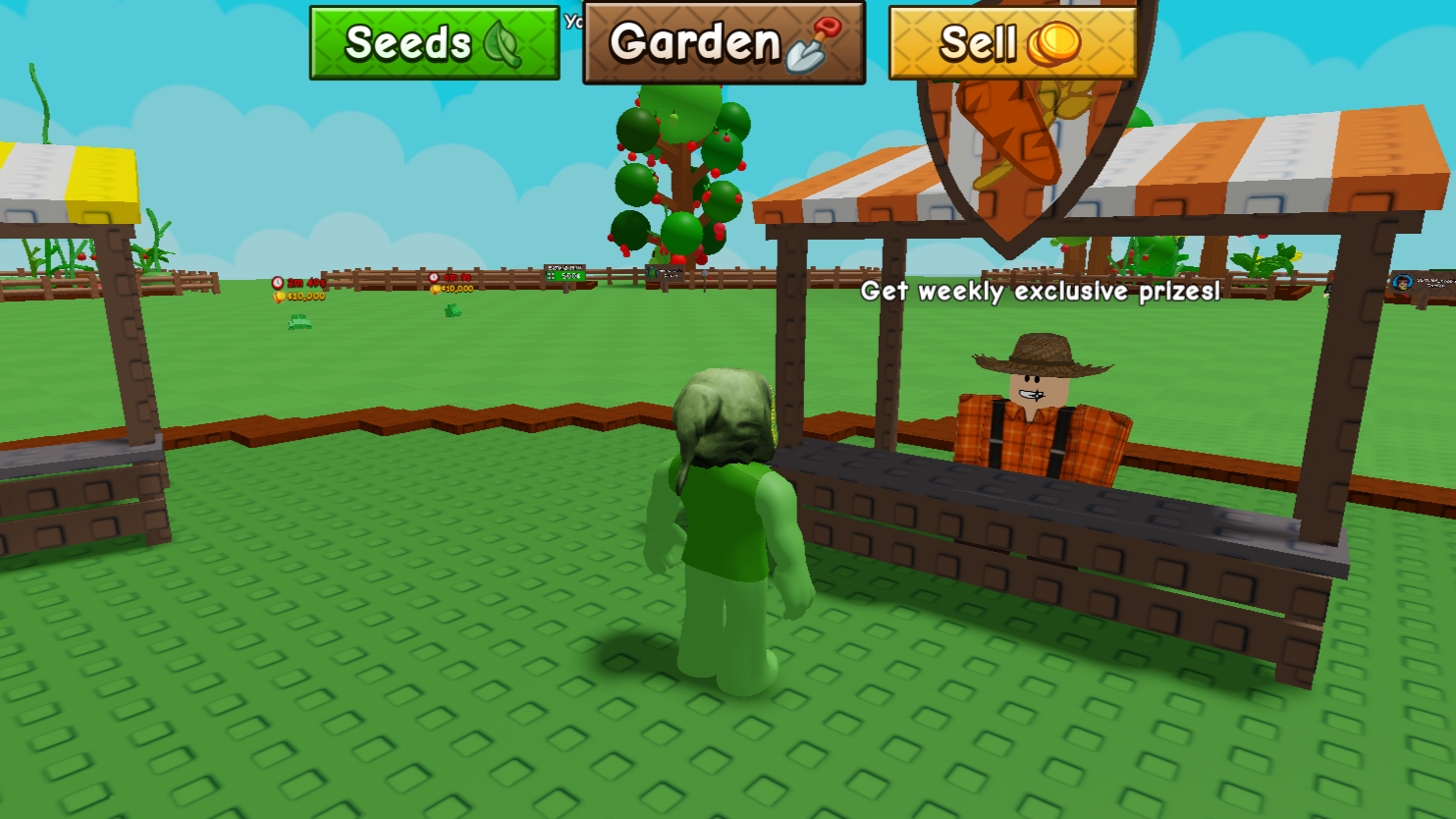 Gilbert NPC in Grow a Garden 2.