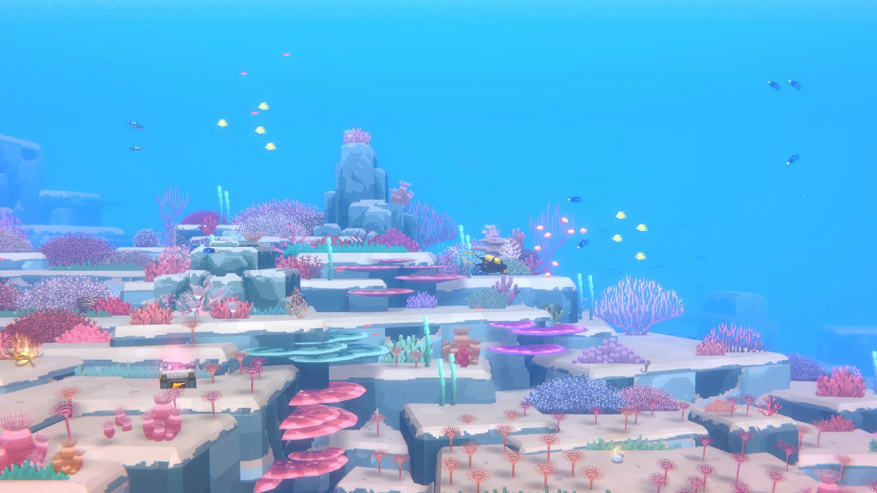 Underwater scenery in Dave the Diver.