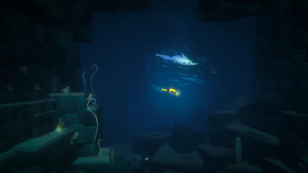 Nightttime exploration in Dave the Diver.