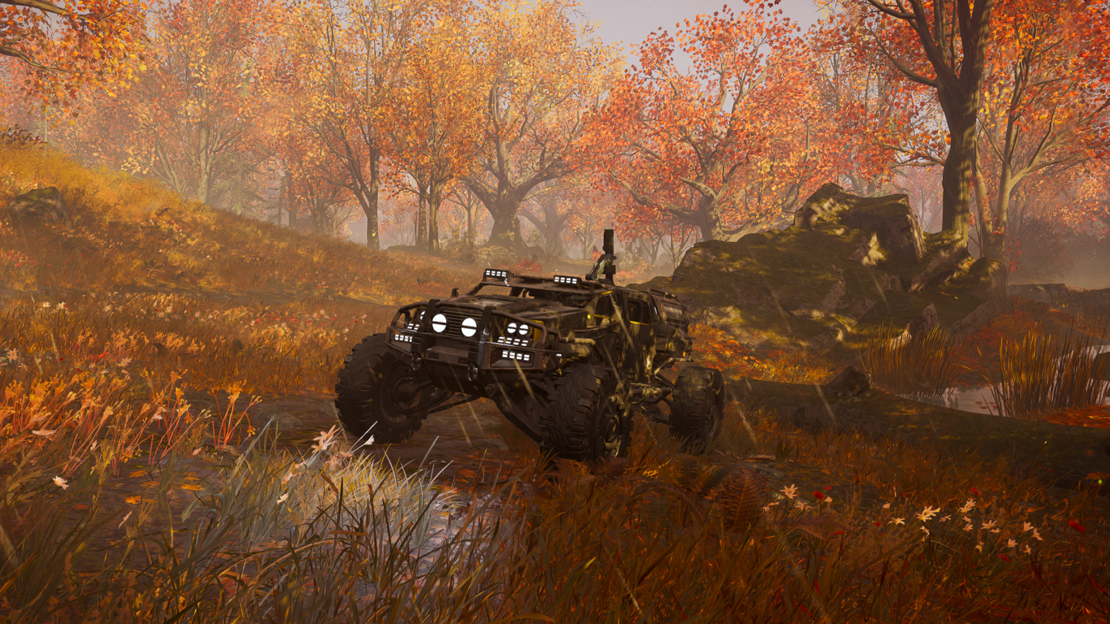 Helldivers 2 gameplay screenshot showcasing the M-103 Supply FRV.