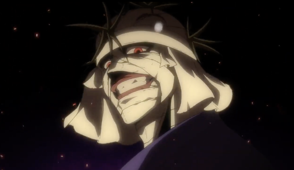 This character is Makoto Shishio from the anime series Rurouni Kenshin