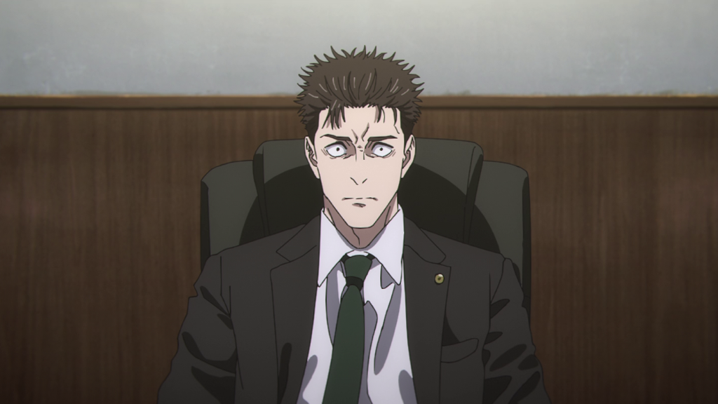 Higuruma's shocked look