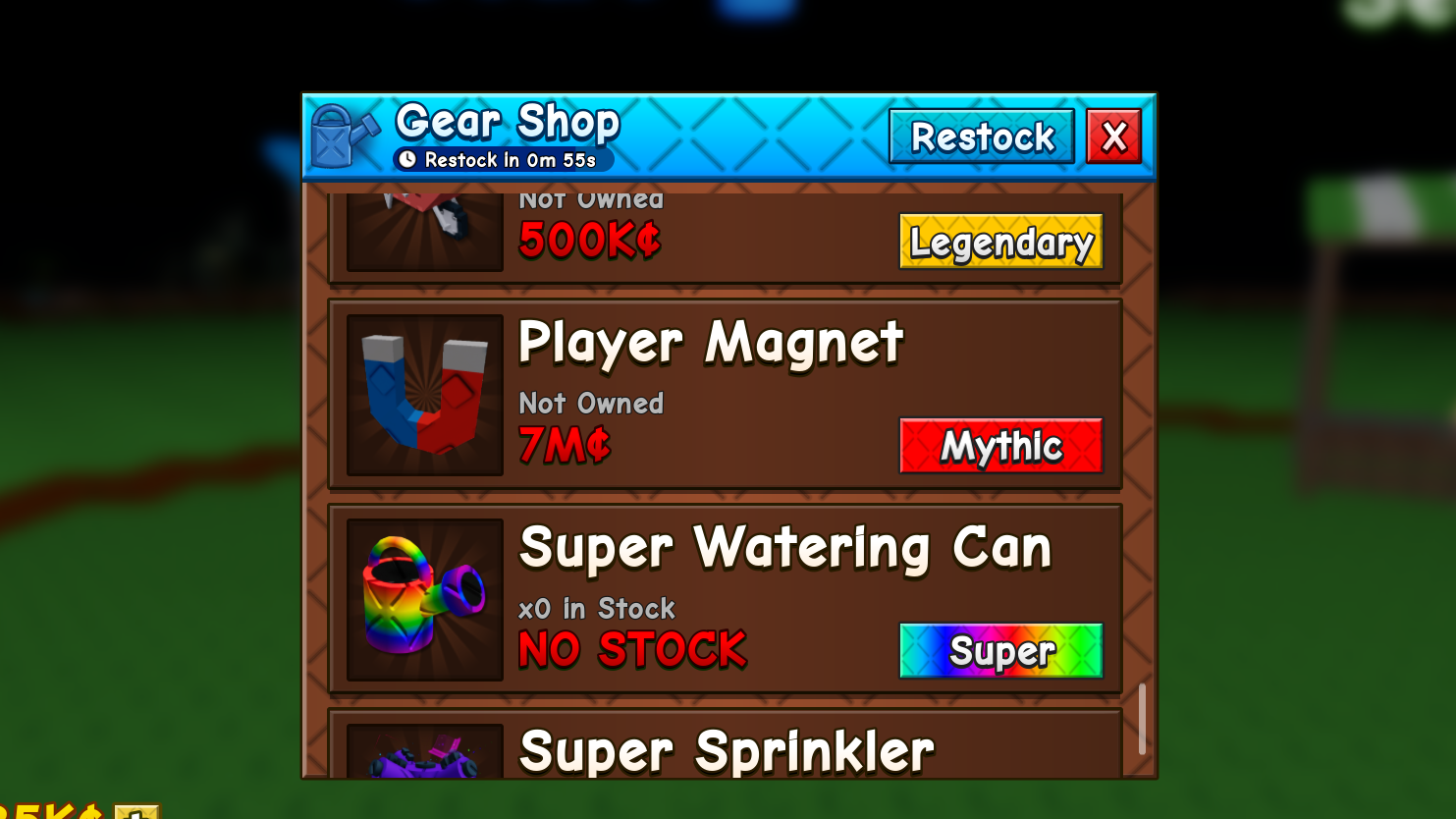 Super Watering Can in Grow a Garden 2.