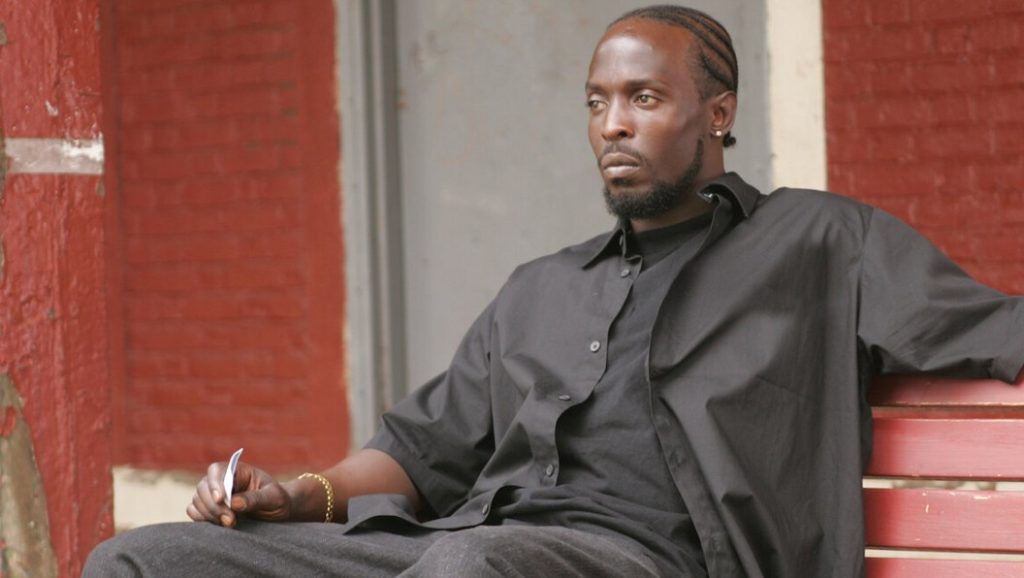 Omar Little in a still from The Wire