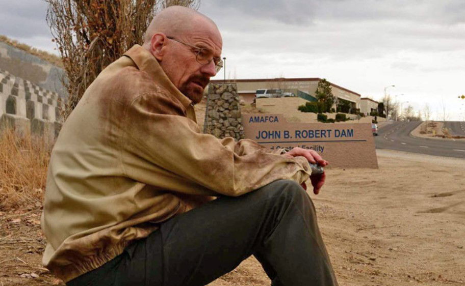 Walter White in a still from Breaking Bad 