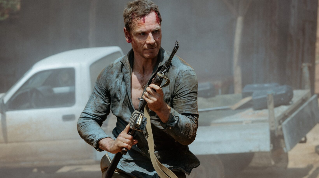 michael fassbender in a still from the agency