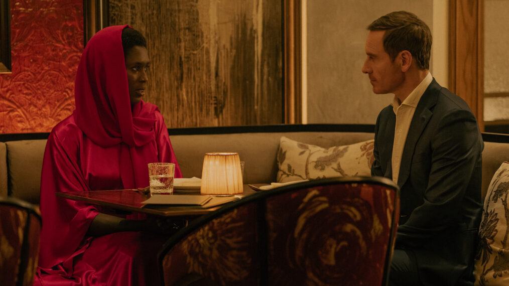 a still from the agency featuring two people sitting 