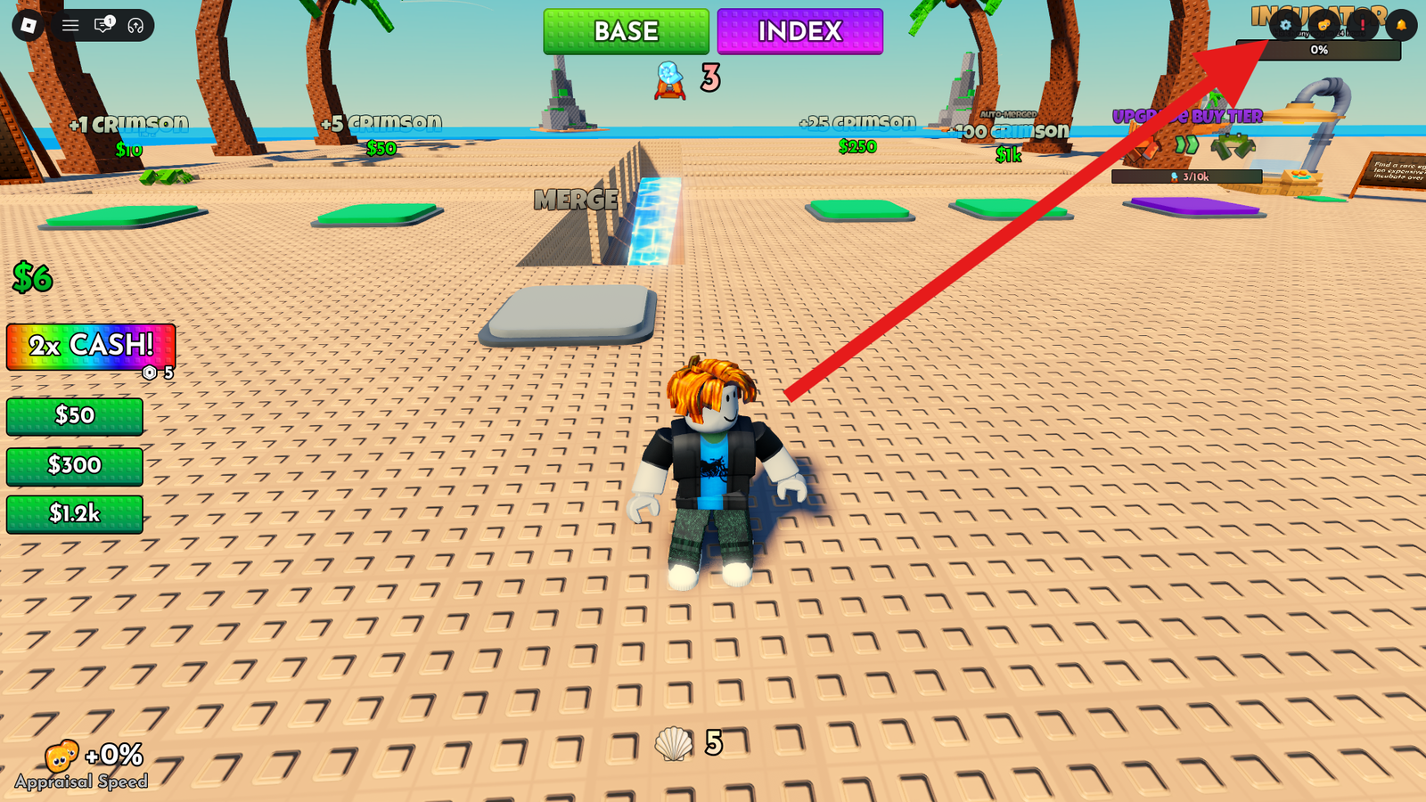Screengrab from Crab Tycoon