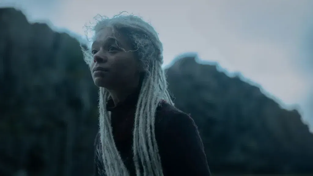 Phoebe Campbell as Rhaena in House of the Dragon