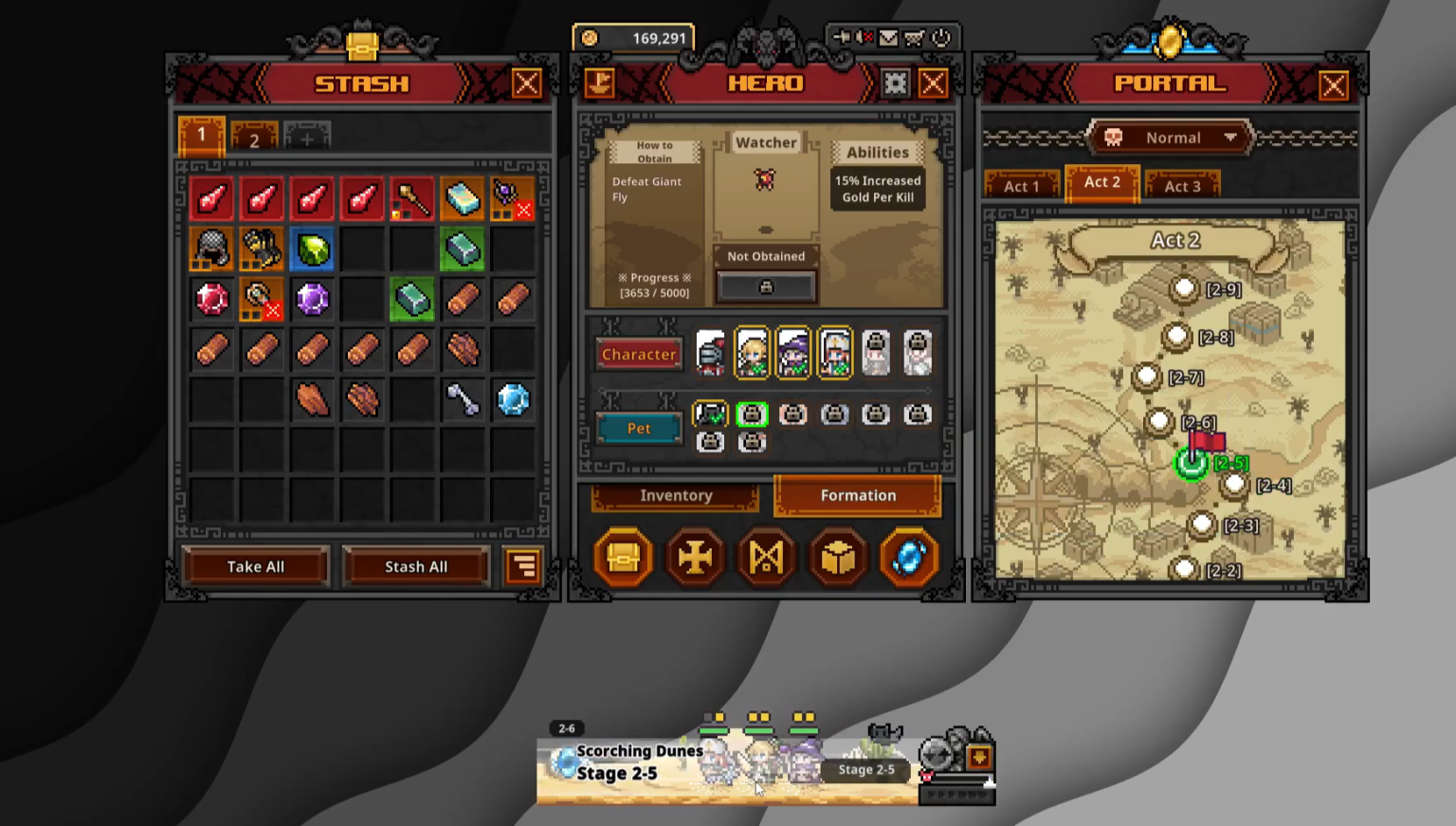 Task Bar Hero Drop Rates How to Get Watcher in TBH: Task Bar Hero? Giant Fly Location