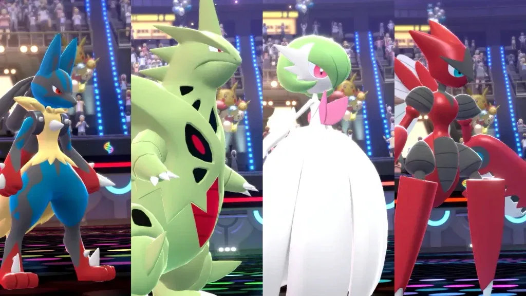 mega pokemons in  Pokémon Champions