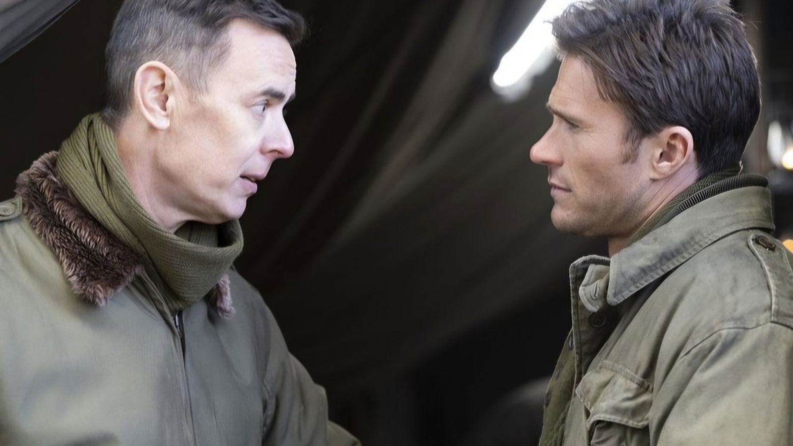 Colin Hanks and Scott Eastwood in Lucky Strike (2026) | Image via Saban Films