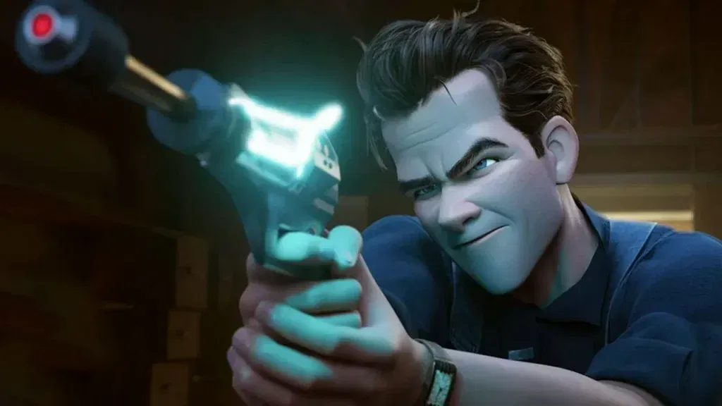 A still from Brad Bird's Ray Gunn