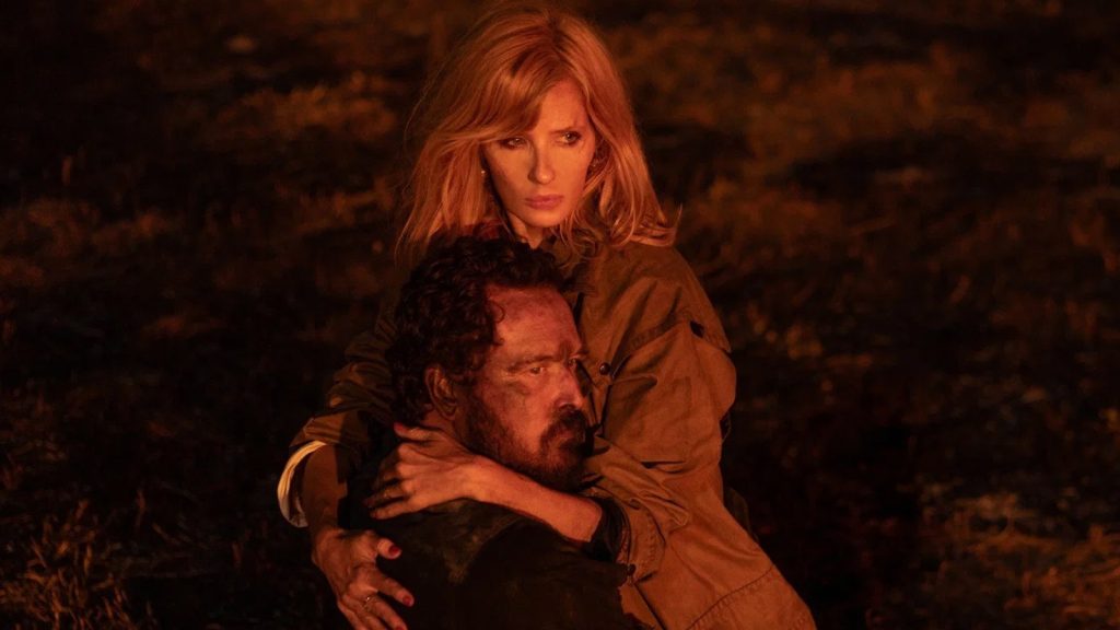 Beth and RIP in Dutton Ranch Season 1