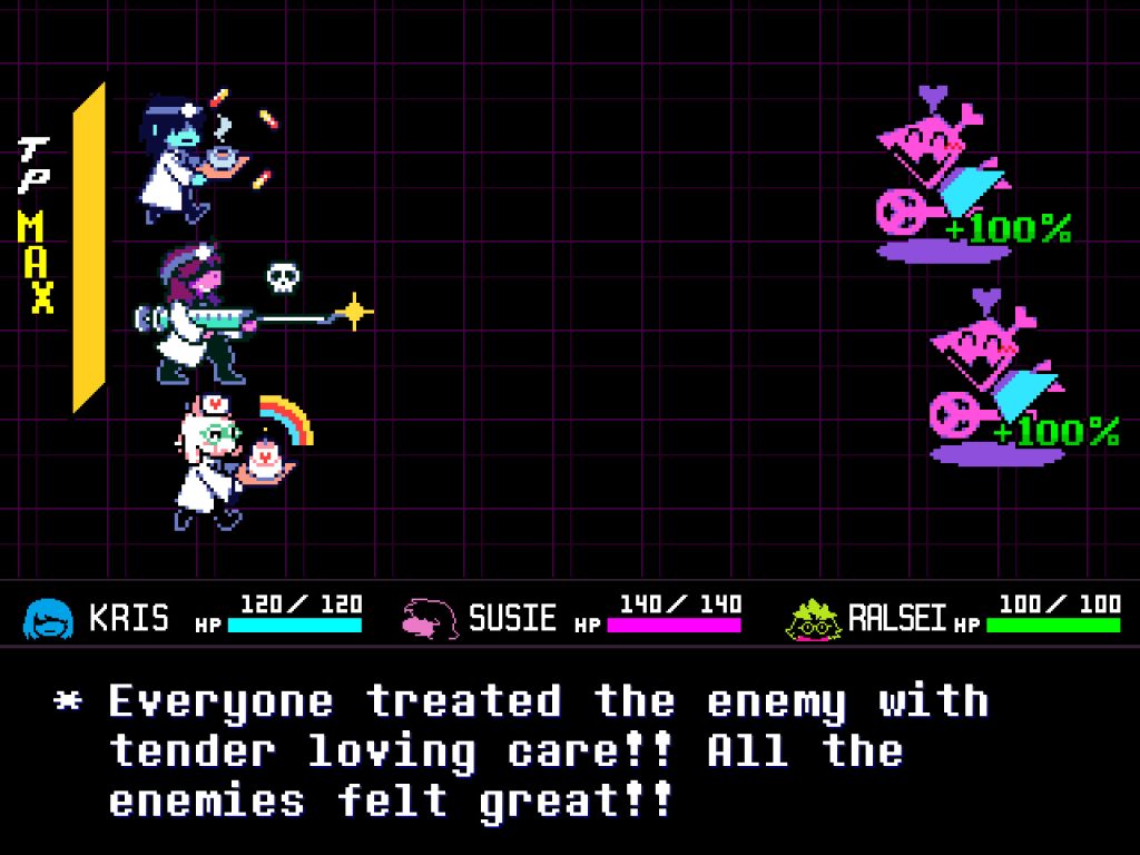 battle in Deltarune 