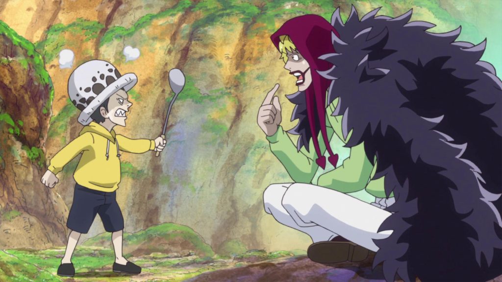 a still from the one piece anime series