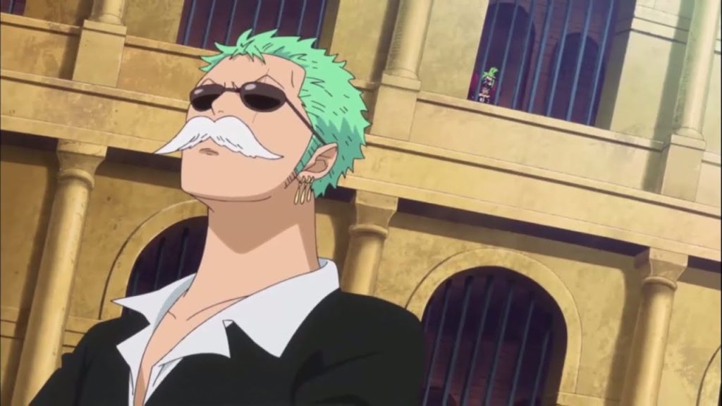 Roronoa Zoro in One Piece. 