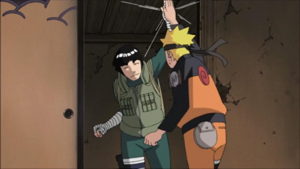 Naruto and Rock Lee shared close friendship in the series. 
