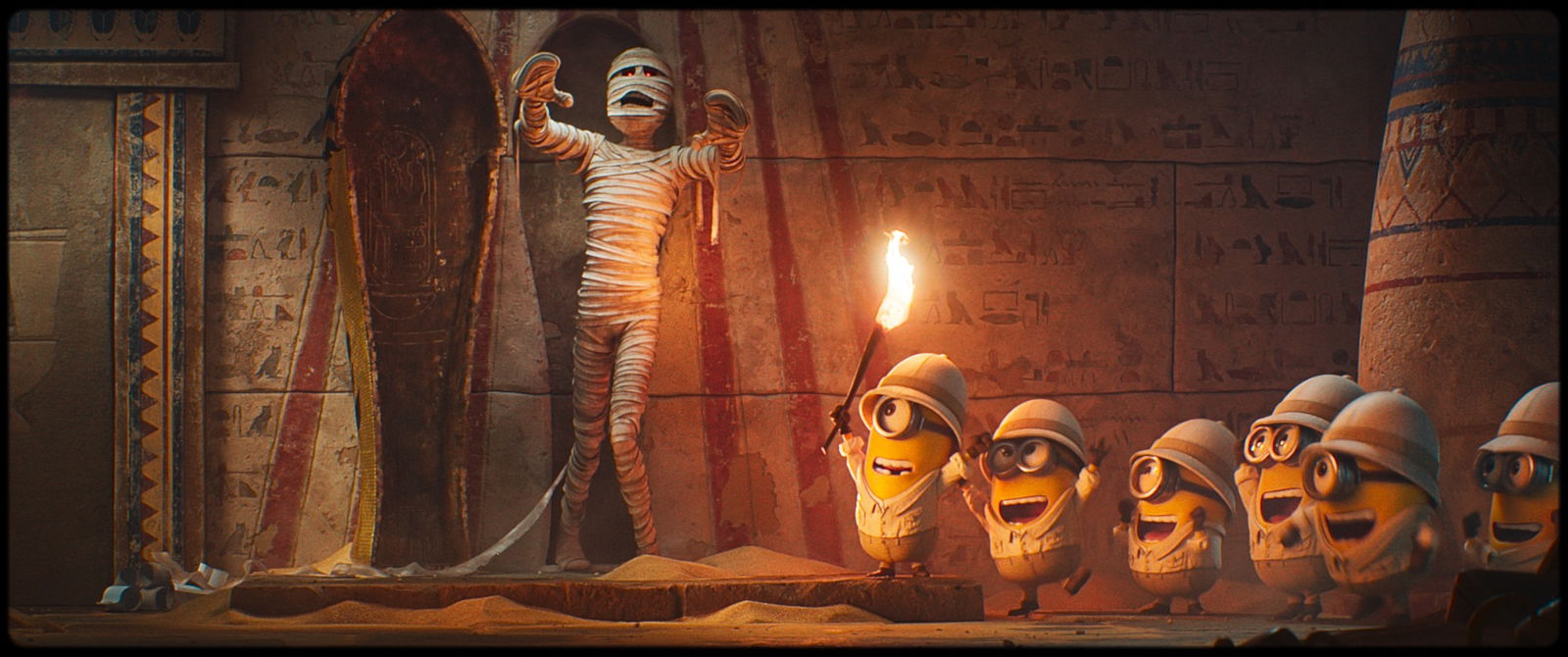  Dick, Ed, James, Henry and additional Minions in Illumination’s Minions & Monsters, directed by Pierre Coffin.