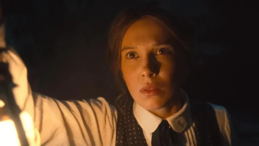 Millie Bobby Brown as Enola in Enola Holmes 3