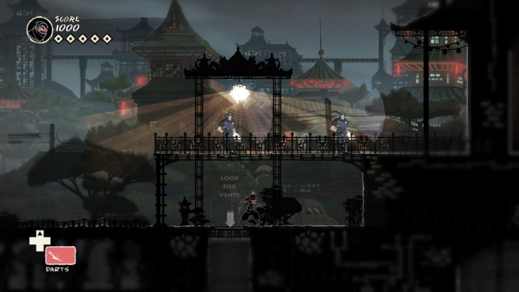 gameplay of Mark of the Ninja