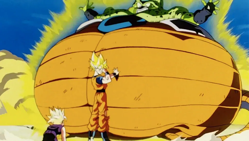 a still from the dragon ball anime series