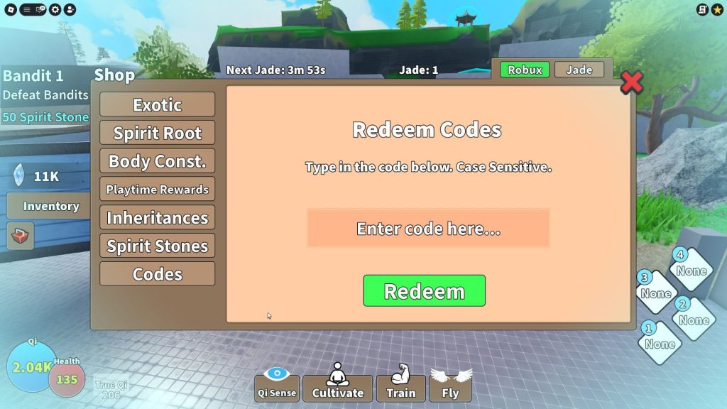 How to Redeem Cultivation Dao Online Codes