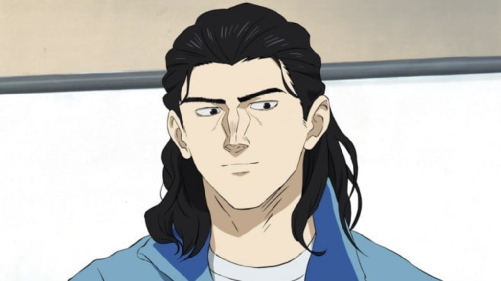 This character is Takeru Nigami from the anime film 100 Meters (Hyakuemu).