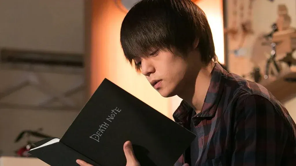 a still from the death note TV drama series