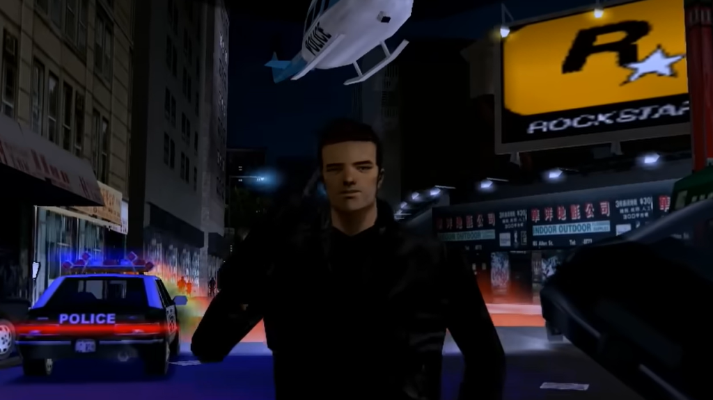 Claude in GTA III.