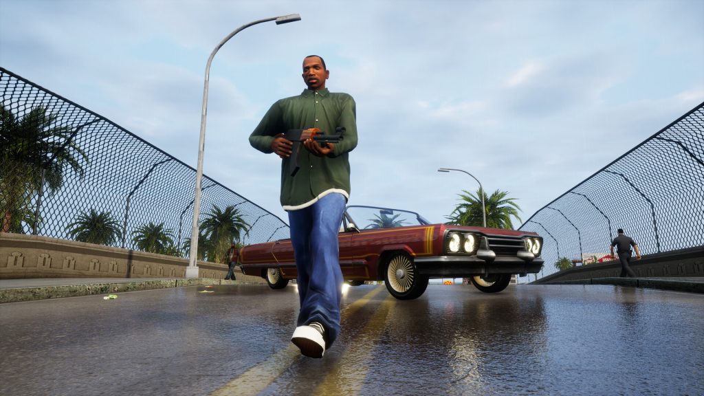 San Andreas - The Definitive Edition screenshot featuring CJ.
