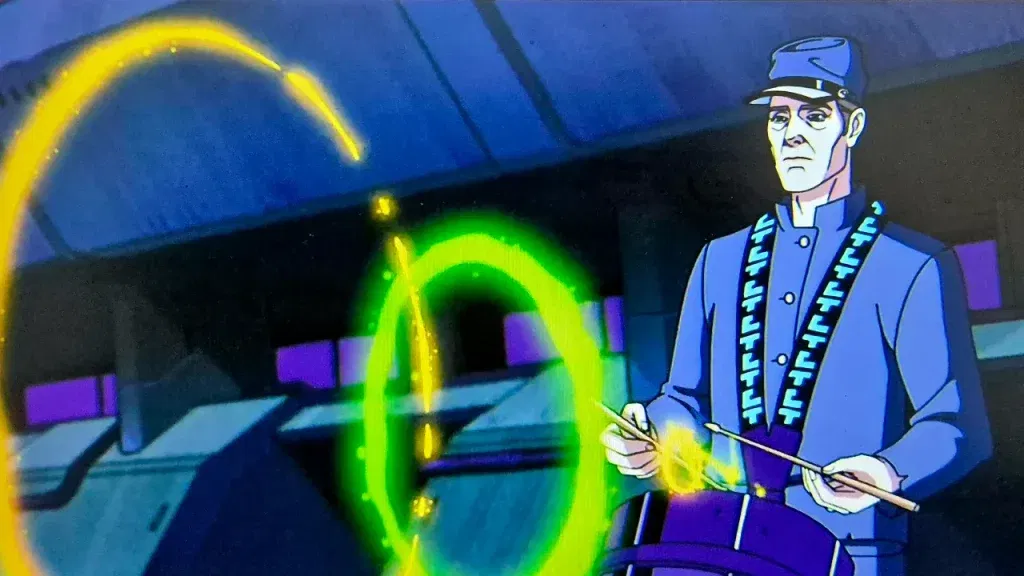 A still of Jeb Lee, aka Horsemen of Famine, from X-Men '97 Season 2