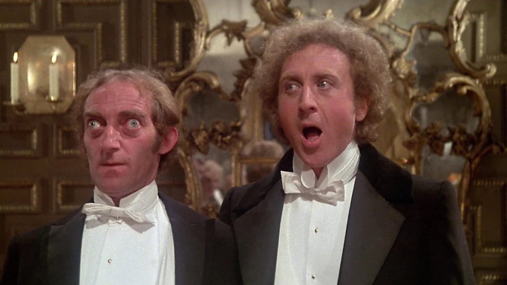 Sherlock Holmes' younger brother, played by Gene Wilder, takes center stage. 