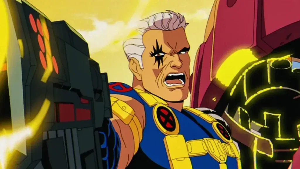 Cable in a still from X-Men '97