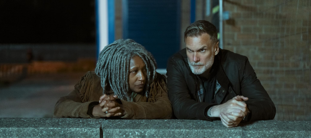 Darren Boyd and Clare Perkins in The Outlaws (2021)