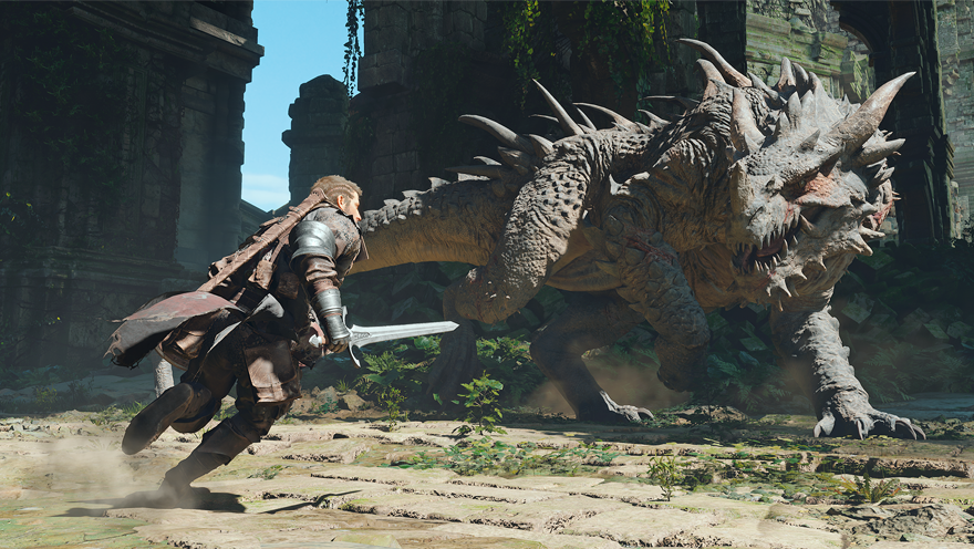 Project Awakening screenshot featuring a warrior fighting a creature.