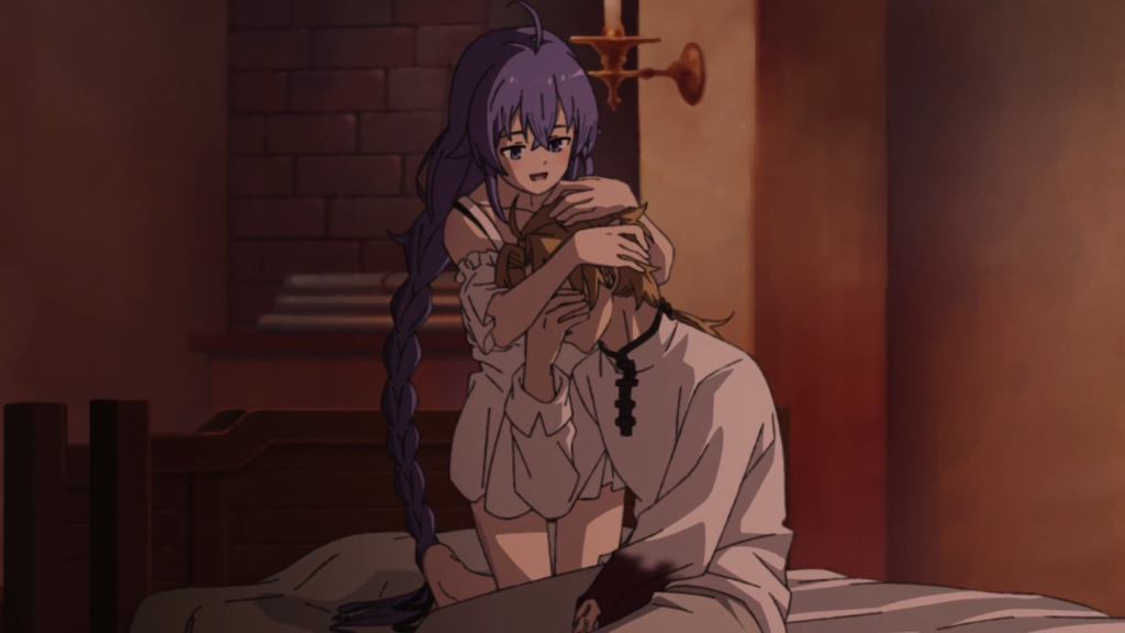a still from the mushoku tensei anime series