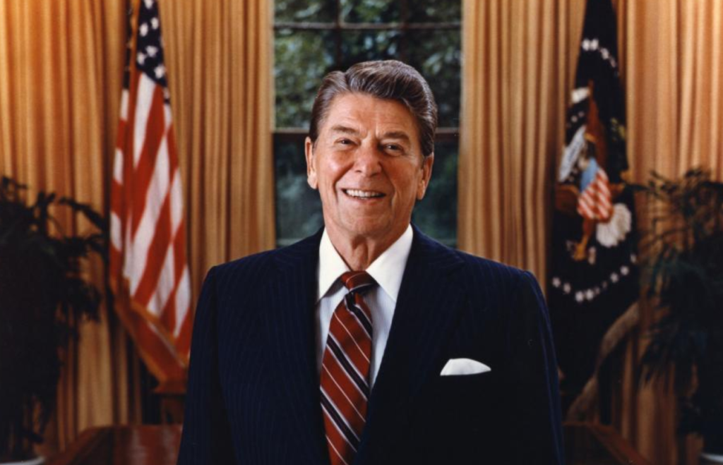 Official Portrait of President Reagan
